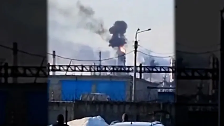 tuapse oil refinery drone strike — GB news