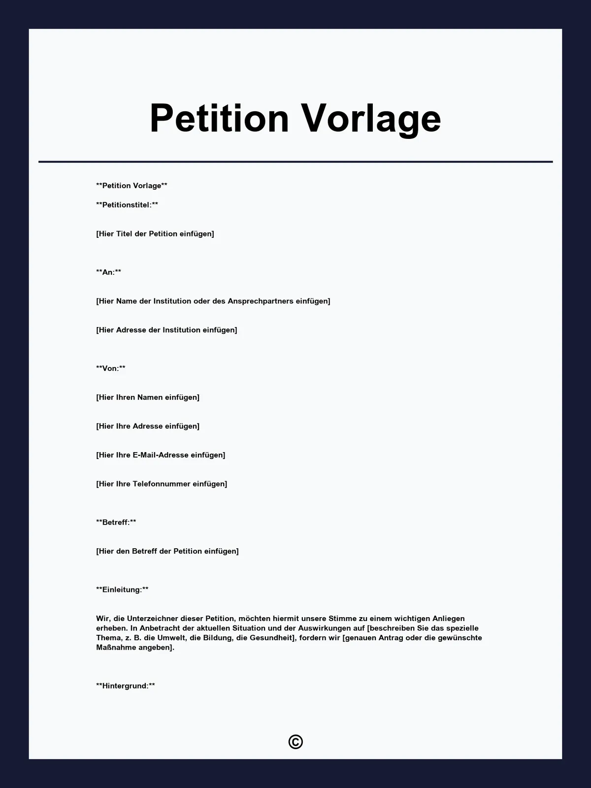 petition — GB news