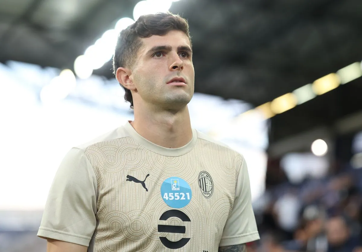 Christian Pulisic of AC Milan has been linked with Liverpool