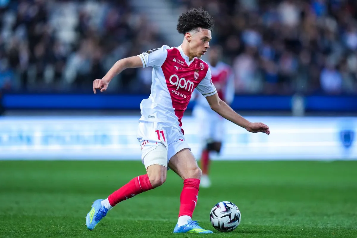 Maghnes Akliouche of AS Monaco.