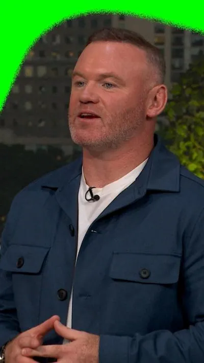 Wayne Rooney talking after the England game