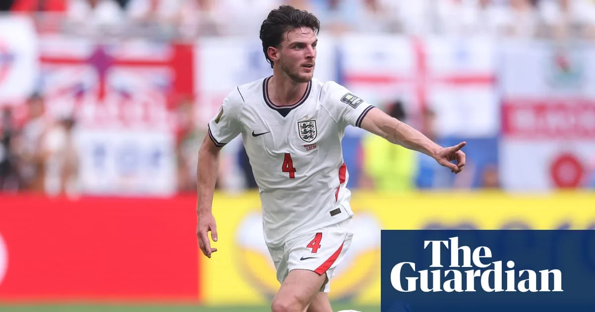 Declan Rice winning fitness battle to start for England against Argentina