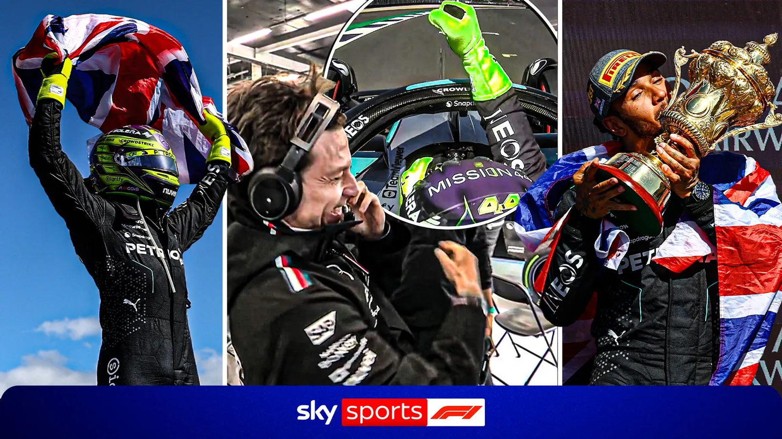 Lewis Hamilton's record-breaking ninth win at the 2024 British Grand Prix.
