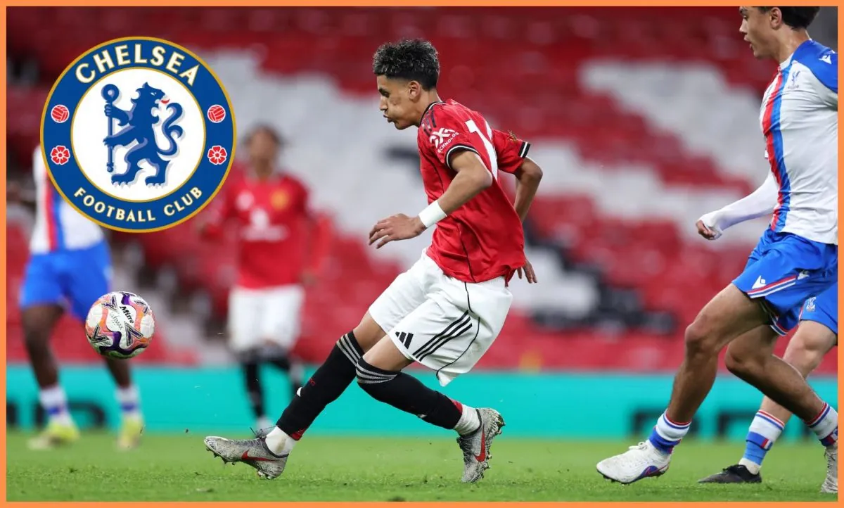 JJ Gabriel in action for Manchester United